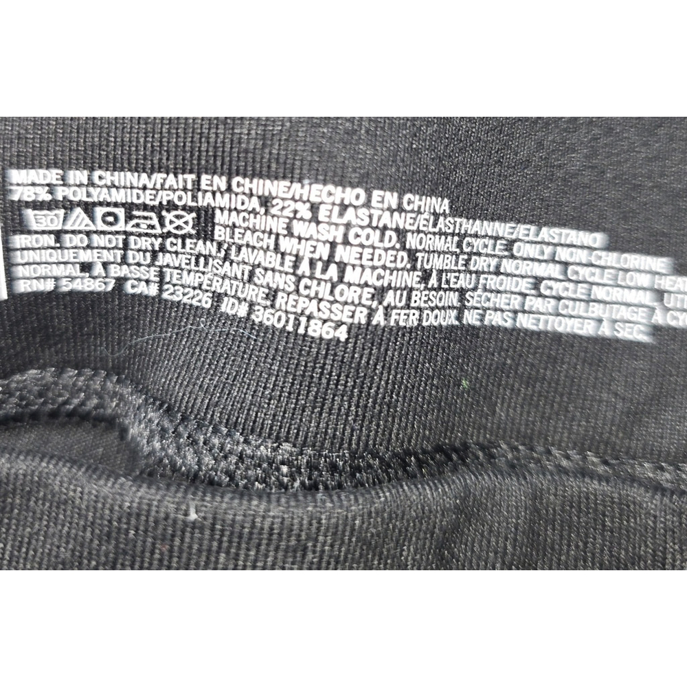 PINK Victoria’s Secret Yoga Leggings Women’s M Gray Logo Side Stripe Athleisure - Picture 7 of 9